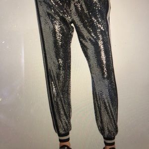 Brand New With Tags Pam & Gela Sequin Joggers
